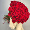 Букет из 101 красной розы Премиум